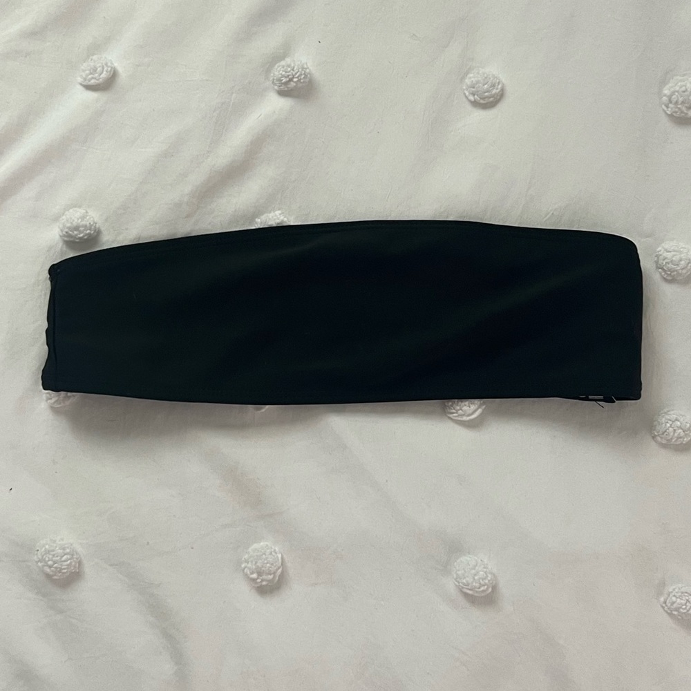 SOLD - Black Tube Swimsuit Top
